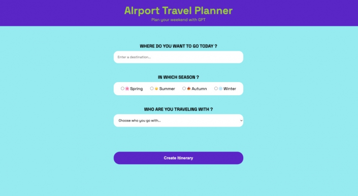 AIrport Travel Planner