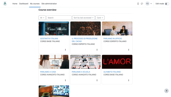 Moodle - Vega Italian School -