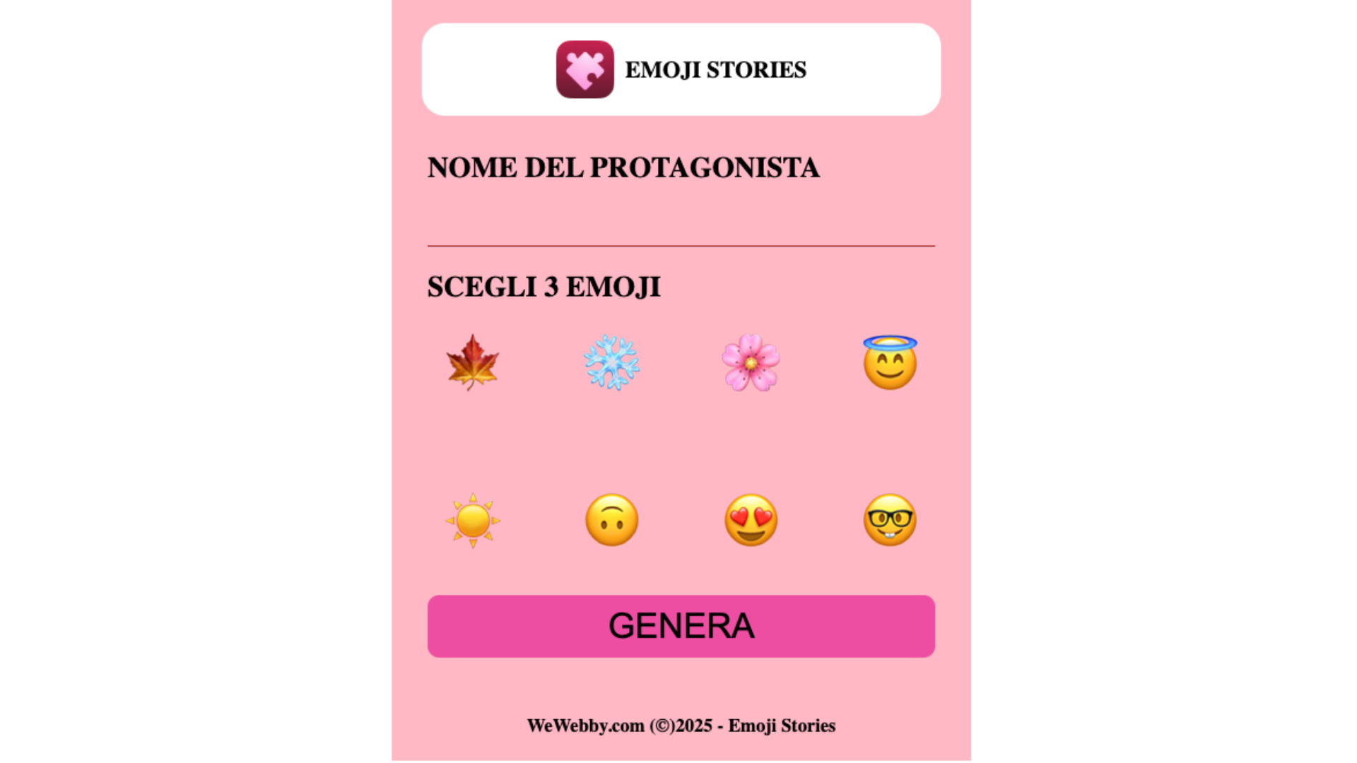 Emoji Stories